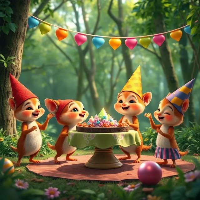 Portada del libro de la historia titulada: La Fiesta de los Conejitos