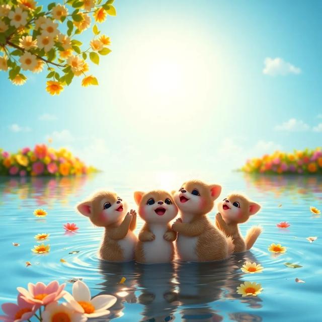 Portada del libro de la historia titulada: La fiesta de los patitos