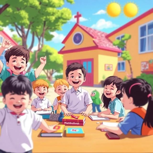 Book cover of the story titled: La Fiesta en el Jardín de Niños Enrique C. Rebsamen