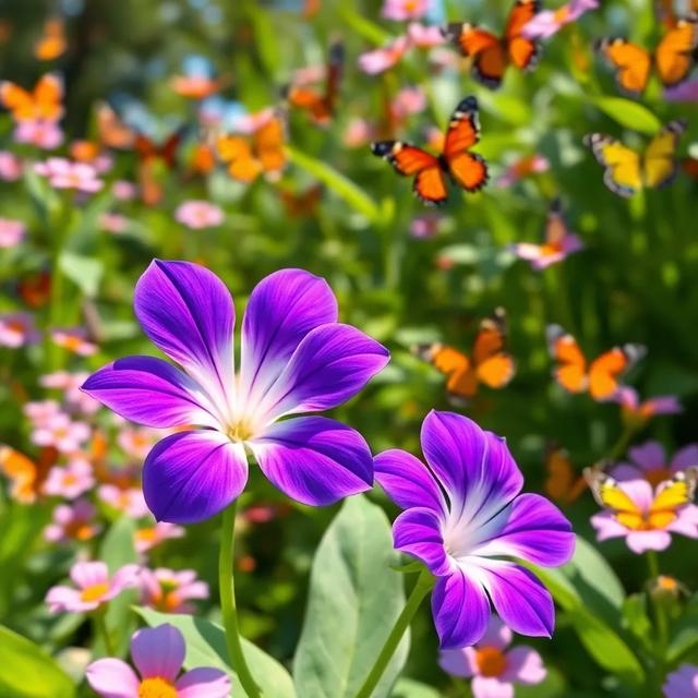Portada del libro de la historia titulada: La flor que soñaba con ser mariposa