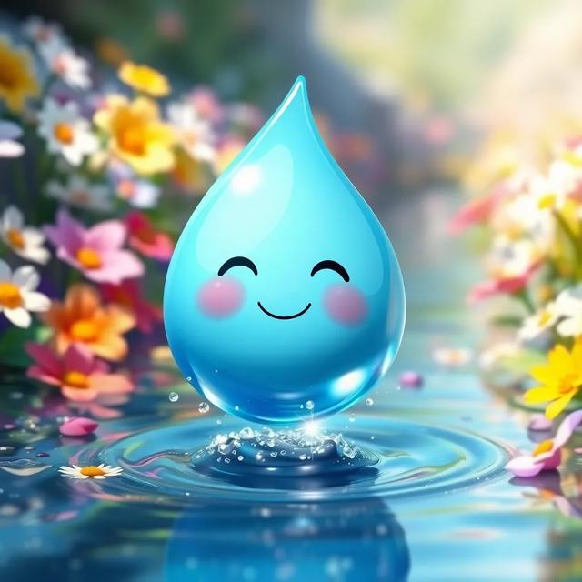 Portada del libro de la historia titulada: La Gota de Agua y el Amor de Jesús