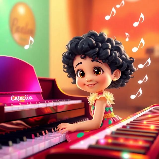 Portada del libro de la historia titulada: La Historia de Santa Cecília, la Patrona de la Música