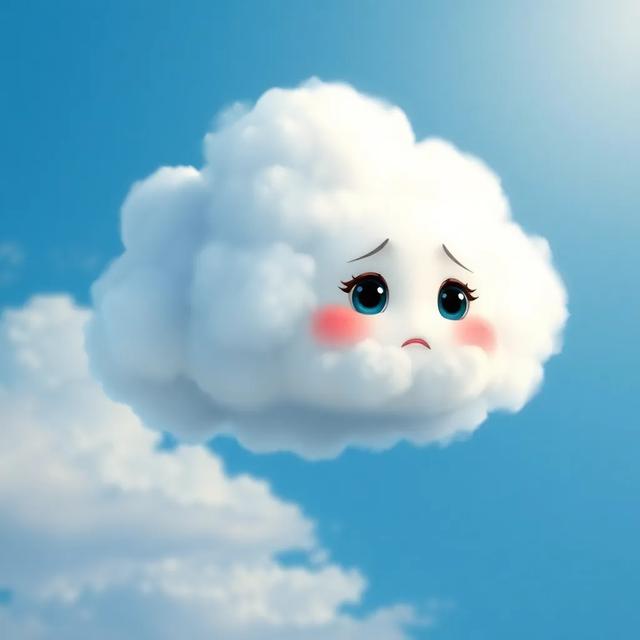 Portada del libro de la historia titulada: La nube que quería ser lluvia