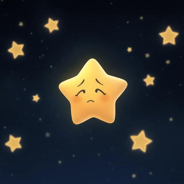 Portada del libro de la historia titulada: La pequeña estrella que quería brillar