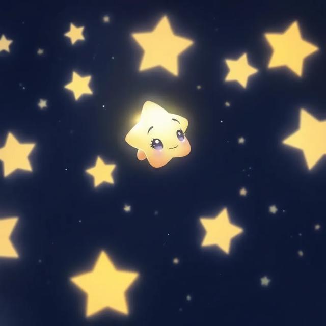 Portada del libro de la historia titulada: La pequeña estrella que quería brillar