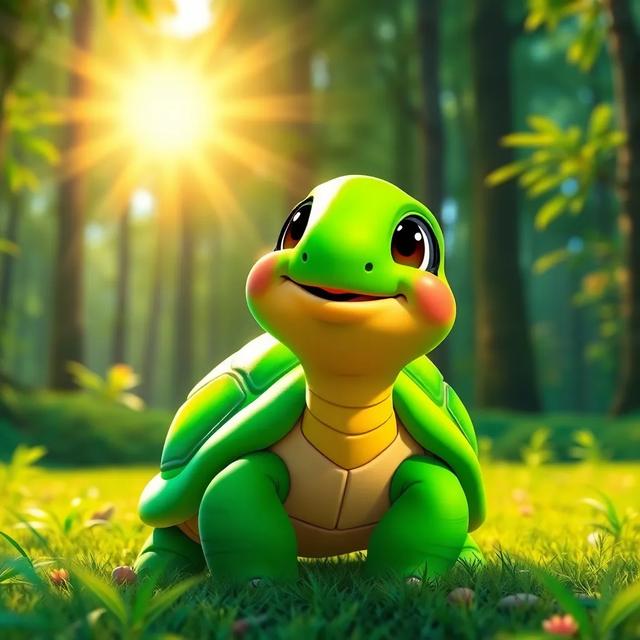 Portada del libro de la historia titulada: La Tortuga y el Sol