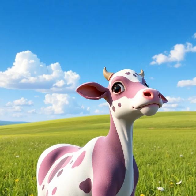 Portada del libro de la historia titulada: La vaca que quería ver el mundo