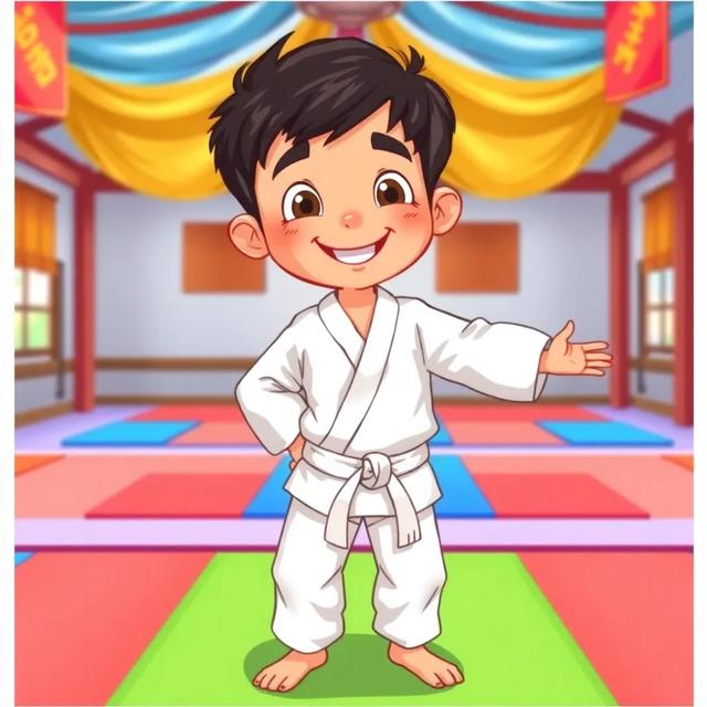 Book cover of the story titled: Laith's Karate Adventure