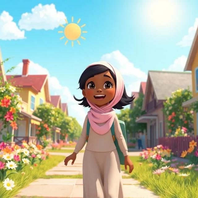 Book cover of the story titled: Lana and Her Hijab