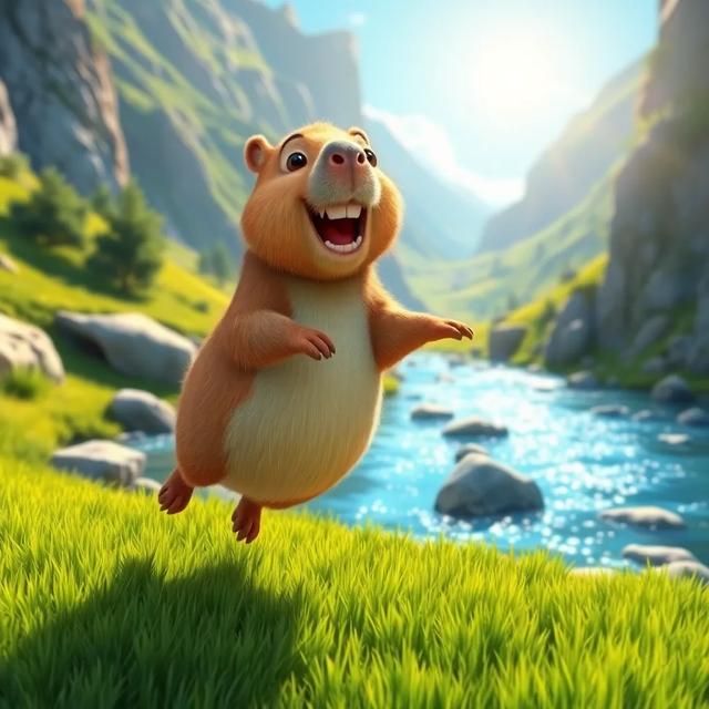 Portada del libro de la historia titulada: Las Aventuras de Capi el Capibara