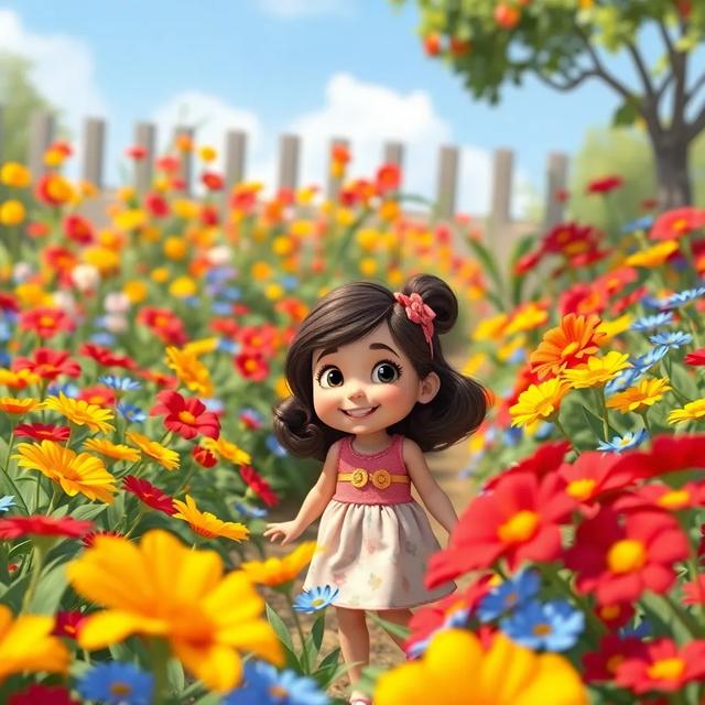 Portada del libro de la historia titulada: Las flores que hablan