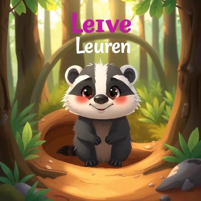 Book cover of the story titled: Lauren the Brave Badger