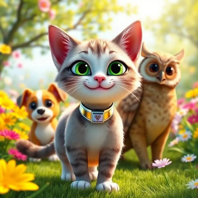 Book cover of the story titled: Lili the Cat's Colorful Adventure