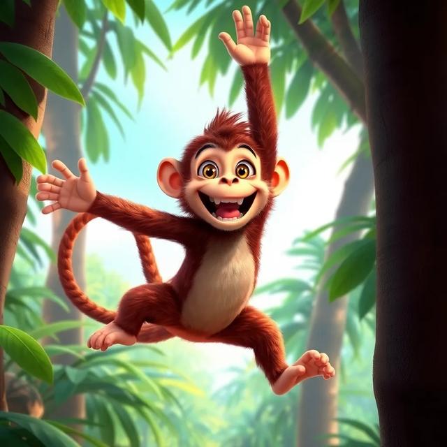 Portada del libro de la historia titulada: Los amigos de la selva