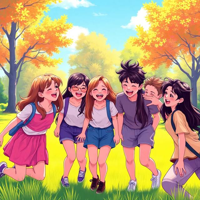 Book cover of the story titled: Los Cinco Amigos Unidos