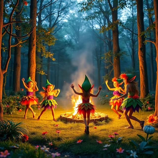 Portada del libro de la historia titulada: Los Elfos Bailarines