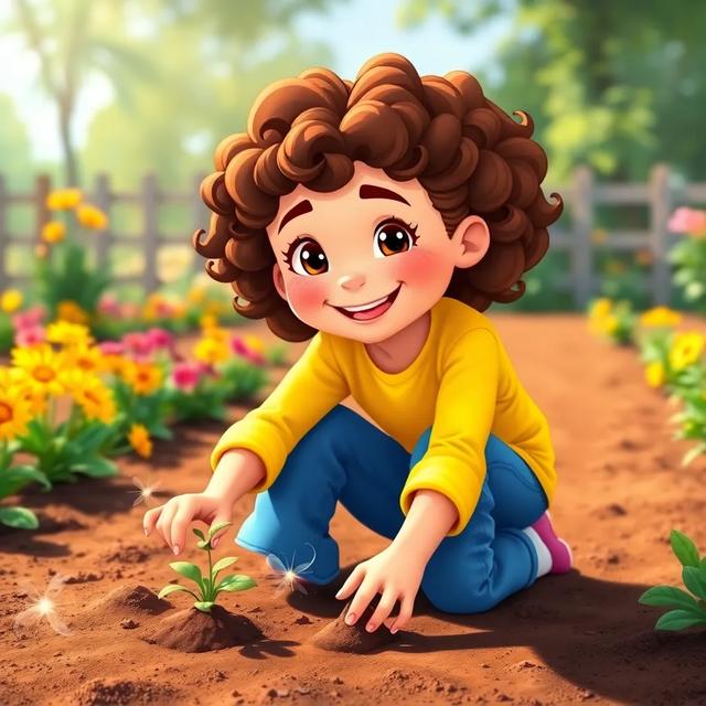 Book cover of the story titled: Maggie's Magical Garden
