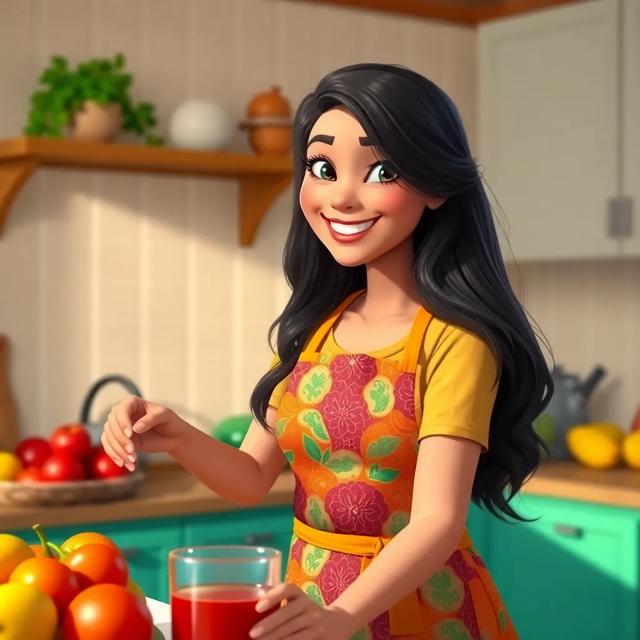 Book cover of the story titled: Mama Hoda's Juice Party