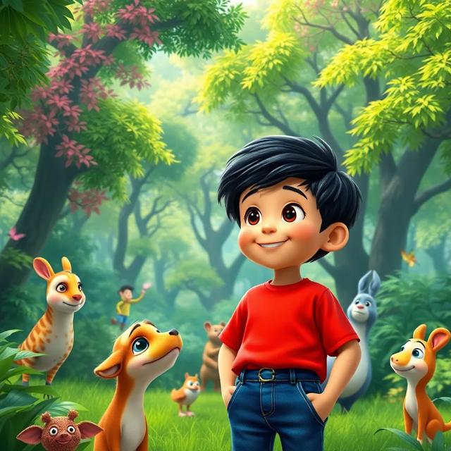 Portada del libro de la historia titulada: Mateo y el Hechizo del Bosque