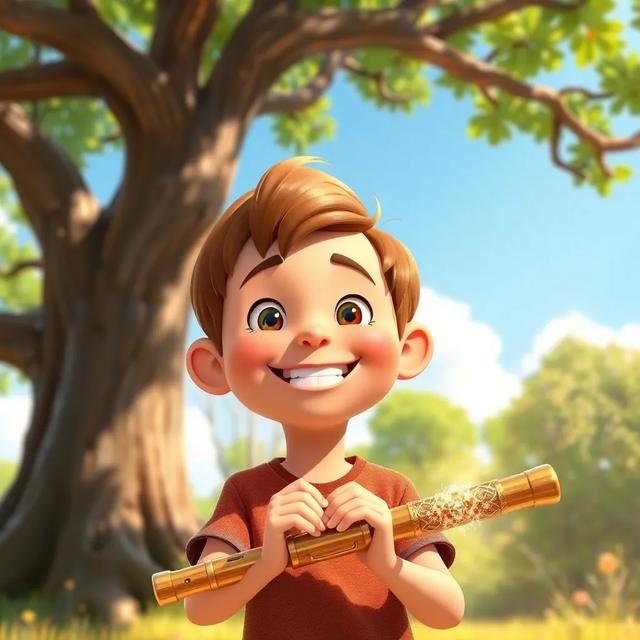 Book cover of the story titled: Milo and the Music Magic