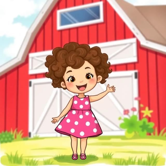 Book cover of the story titled: Mira's Day at the Farm