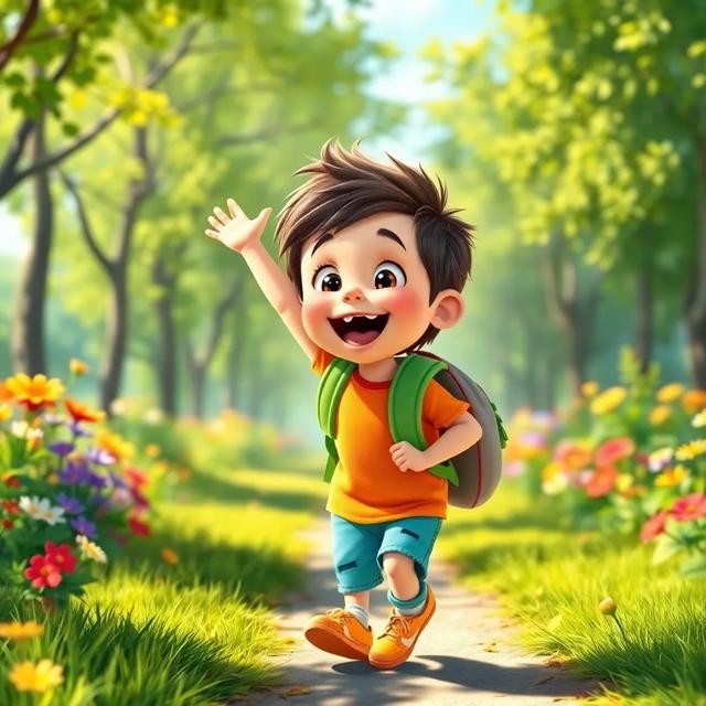 Book cover of the story titled: My Walk to School with Mary