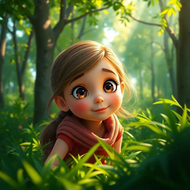 Book cover of the story titled: Nina and the Magical Forest