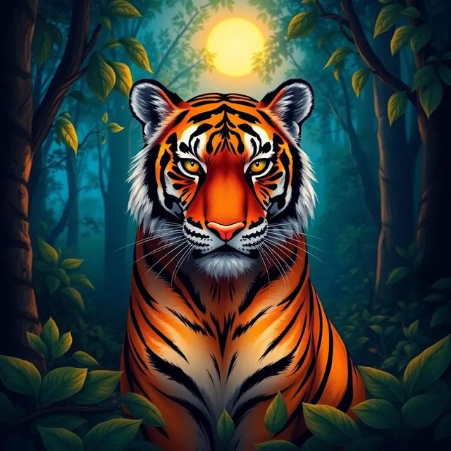 Capa do livro da história intitulada: O Tigre e a Raposa: A Amizade Verdadeira