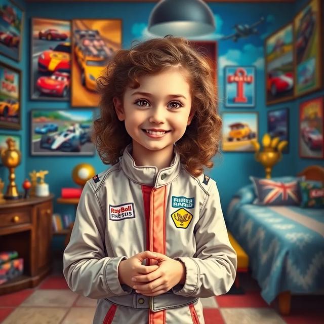 Book cover of the story titled: Racing Star: The First Female Formula One Champion