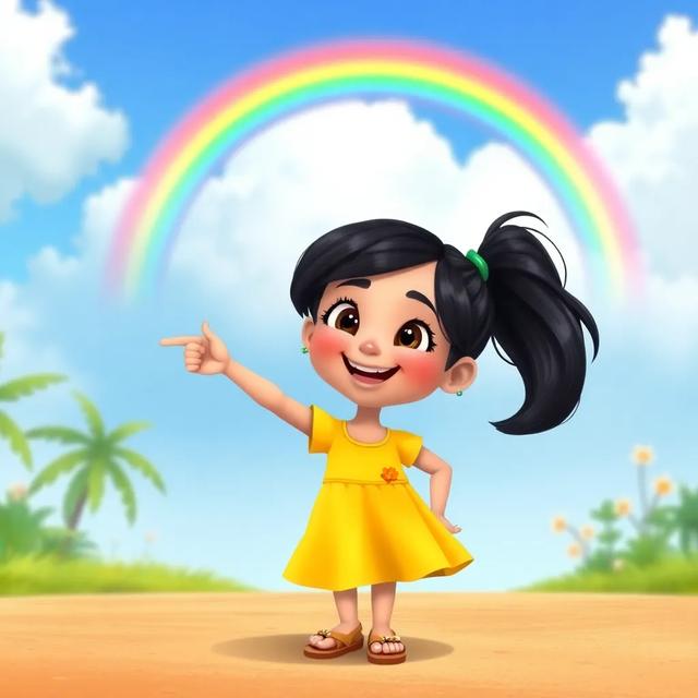 Book cover of the story titled: Rani and the Rainbow