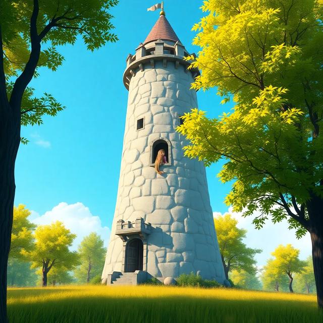 Book cover of the story titled: Rapunzel's Strength