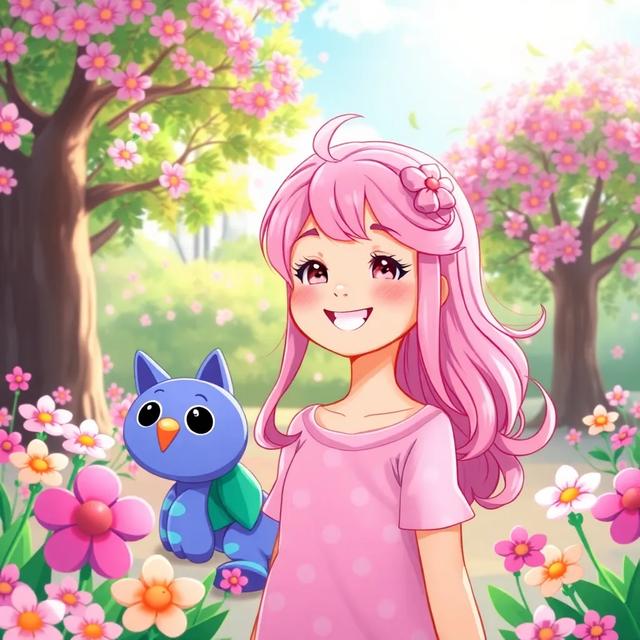 Book cover of the story titled: Sakura and Her Colorful Friends