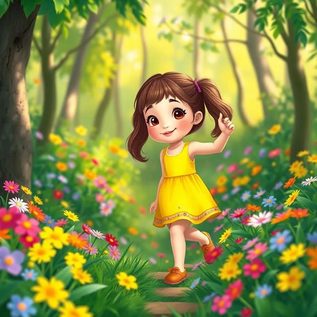 Book cover of the story titled: Samantha and the Magical Forest Adventure