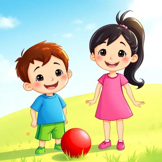Book cover of the story titled: Sammy and Mia’s Sharing Problem