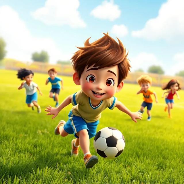 Book cover of the story titled: Sebastian's Football Dream