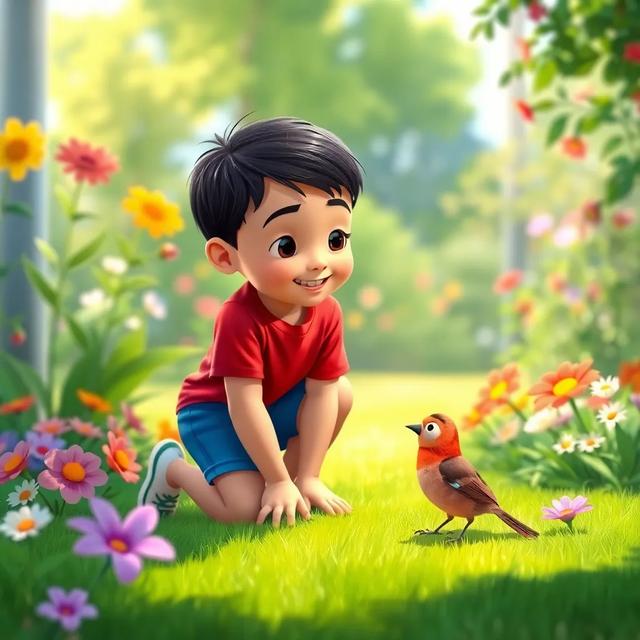 Book cover of the story titled: Sim and the Injured Bird