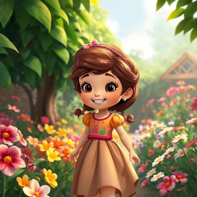 Capa do livro da história intitulada: Sofia e a Flor Mágica