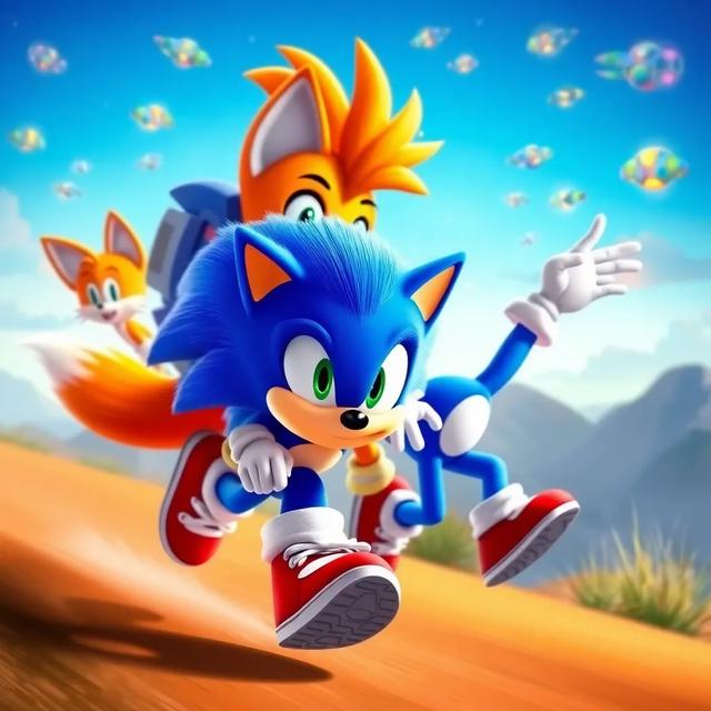 Book cover of the story titled: Sonic and Shadow Save the Day