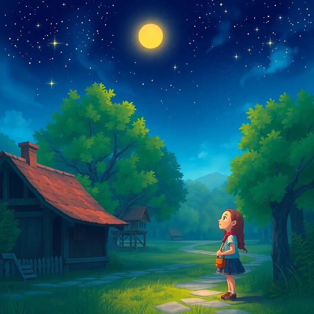 Book cover of the story titled: Star's Adventure to Find Moon