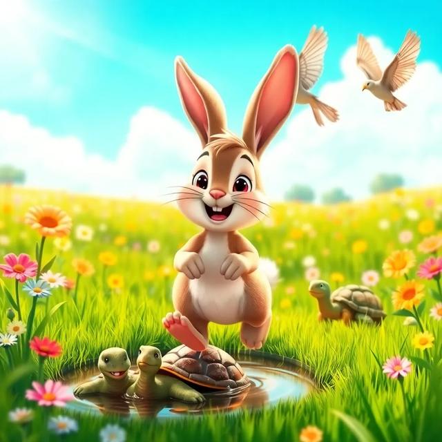 Book cover of the story titled: Sunny's Adventure in the Meadow