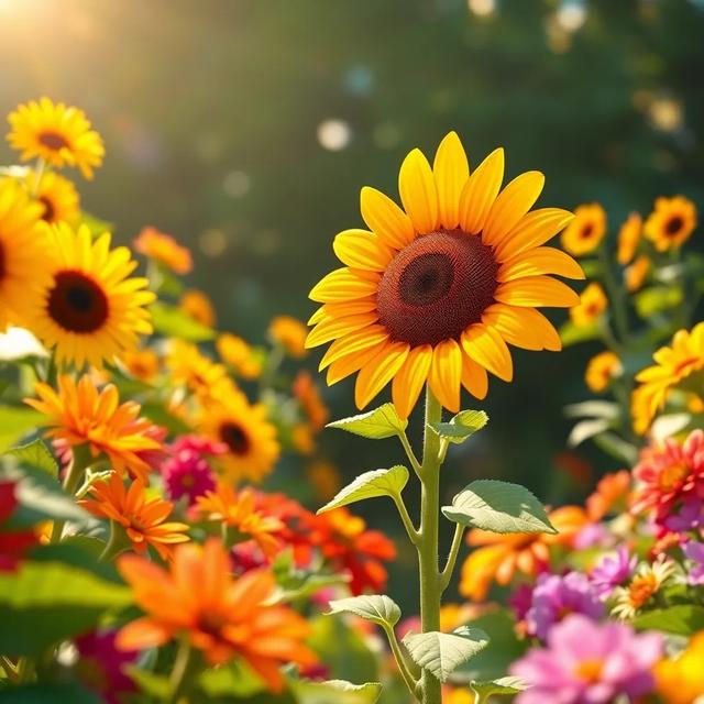 Book cover of the story titled: Sunny's Sunflower Surprise