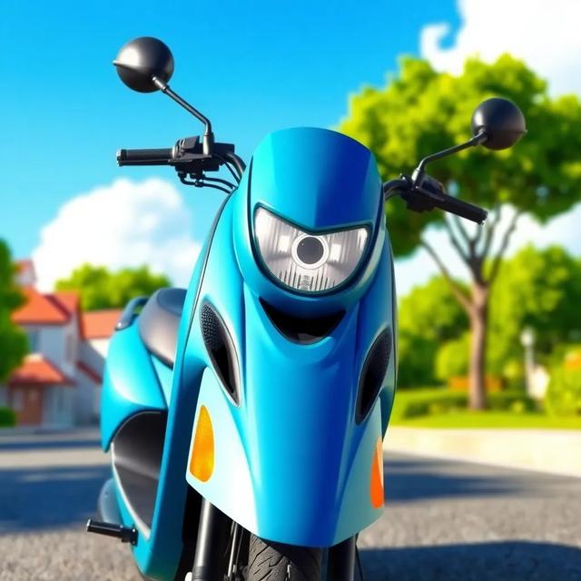 Book cover of the story titled: The Adventure of Momo the Moto