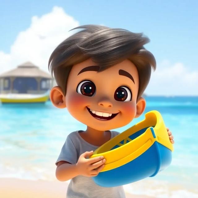 Book cover of the story titled: The Adventure of Samir and His Little Boat