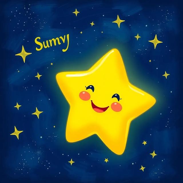 Book cover of the story titled: The Adventure of Sunny the Star