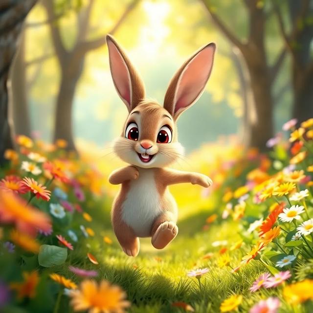 Book cover of the story titled: The Adventures of Benny Bunny