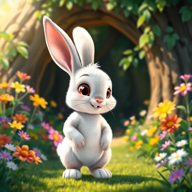 Book cover of the story titled: The Adventures of Benny the Brave Bunny