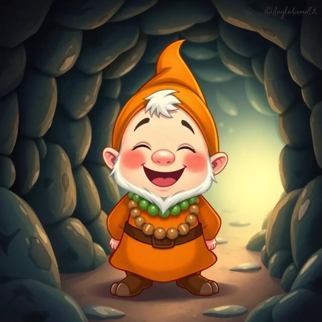 Book cover of the story titled: The Adventures of Dobby the Dwarf