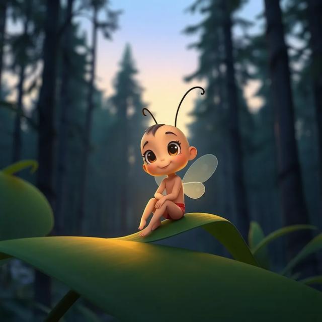 Book cover of the story titled: The Adventures of Fanny the Firefly