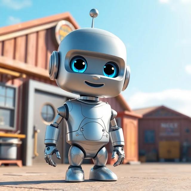 Book cover of the story titled: The Adventures of Timmy the Talking Robot