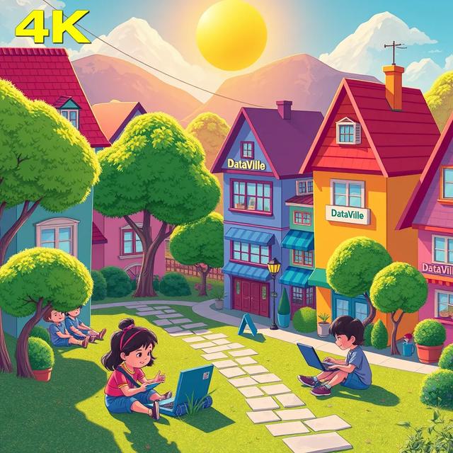 Book cover of the story titled: The Amazing Adventure of Data Detectives